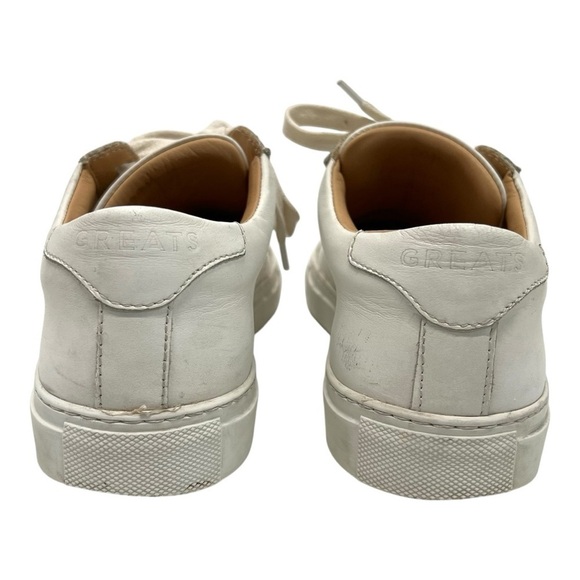 Greats Brooklyn Royale White Leather Casual Contemporary Sneakers Women’s 8.5 - Picture 7 of 13